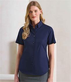 Premier Ladies Supreme Short Sleeve Oxford Shirt