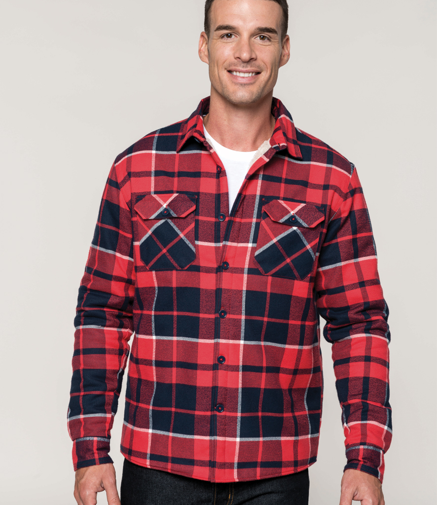 sherpa lined over shirt