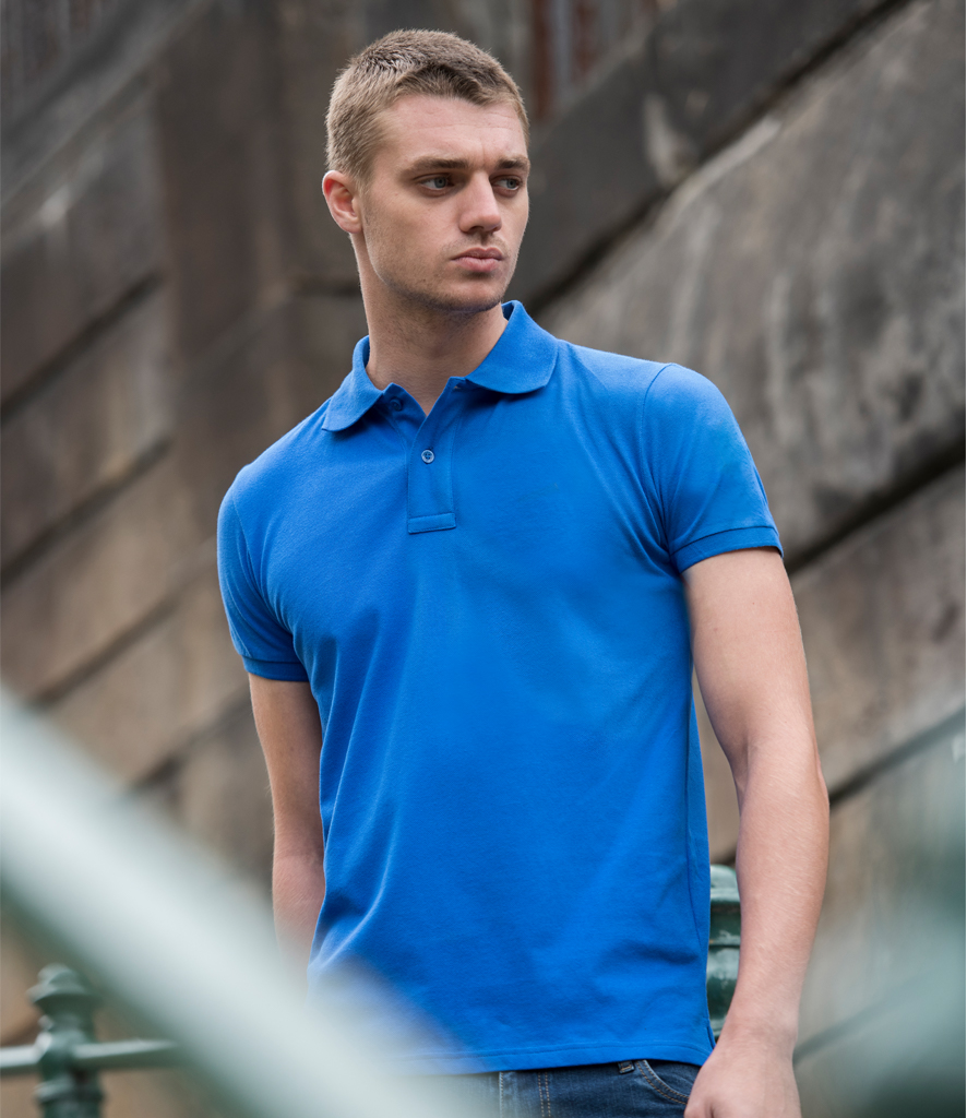 AWDis Stretch Piqué Polo Shirt - Fire Label