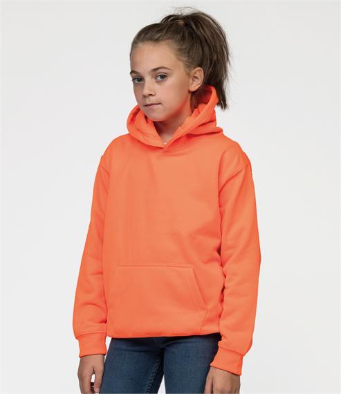 AWDis Just Hoods Kids Electric Hoodie - Fire Label