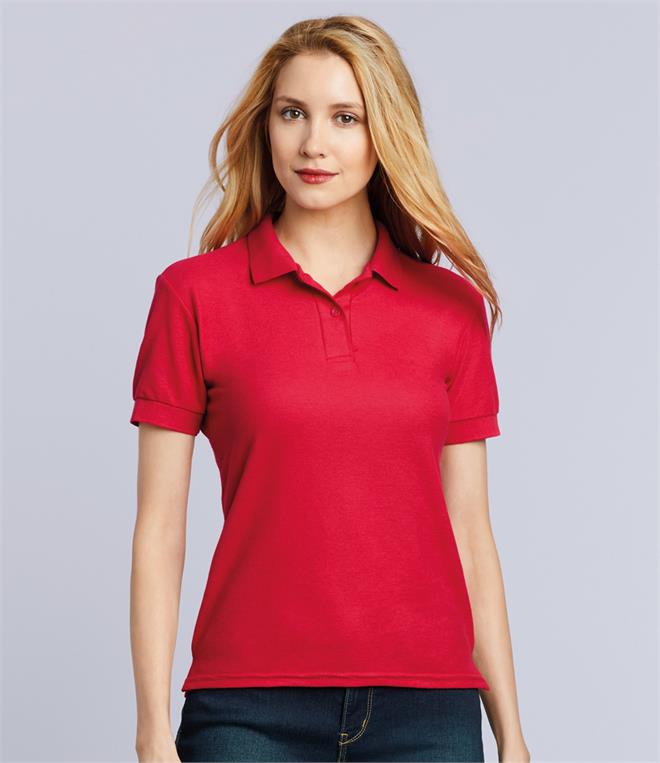 Gildan Ladies DryBlend Double Pique Polo Shirt - Fire Label