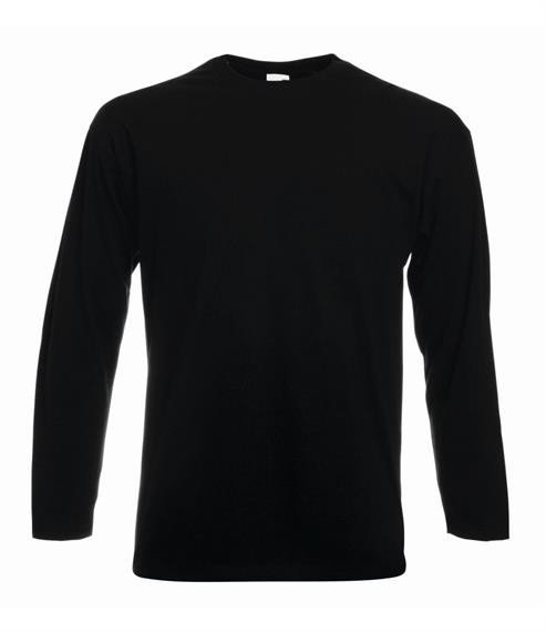 Fruit of the Loom Long Sleeve Value T-Shirt - Fire Label