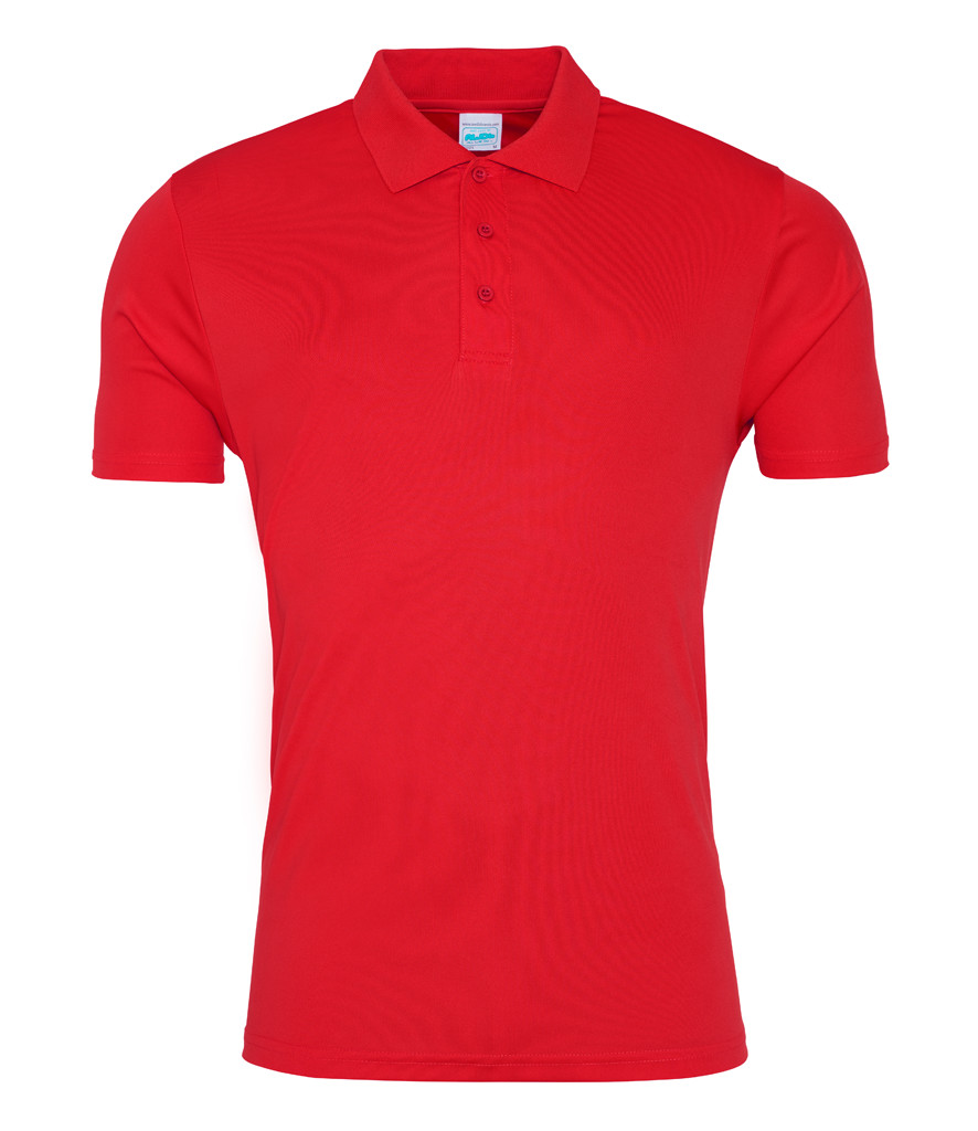 AWDis Just Cool Smooth Polo Shirt - Fire Label