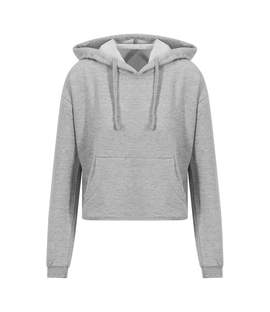 AWDis Girlie Cropped Hoodie - Fire Label