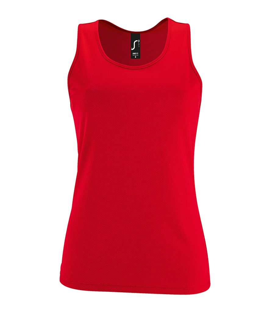 SOLS Ladies Sporty Performance Tank Top - Fire Label