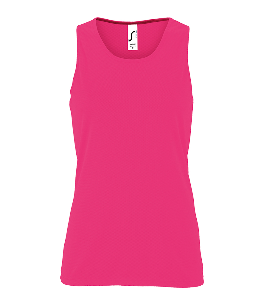 SOLS Ladies Sporty Performance Tank Top - Fire Label