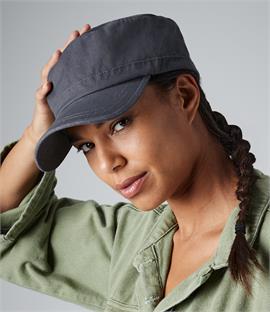 Beechfield Canvas 5-panel cap Casual hat Men/Women snap fastening