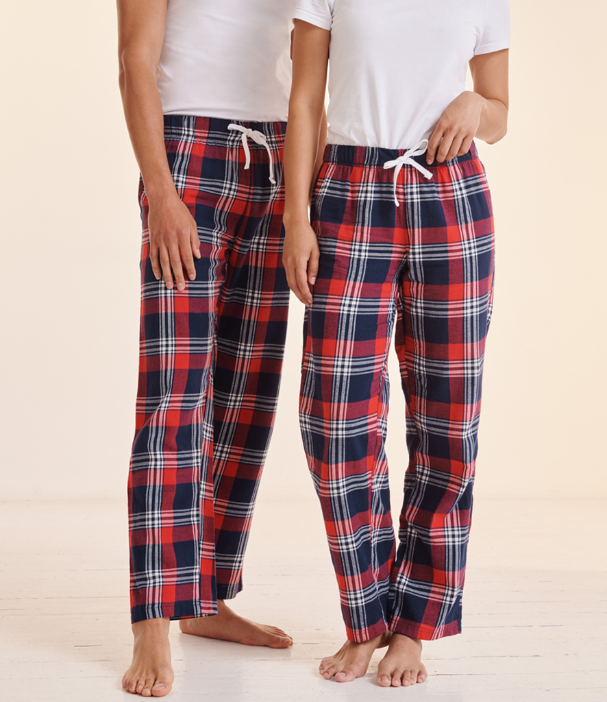 Skinnifit Men Tartan Lounge Pants - Fire Label