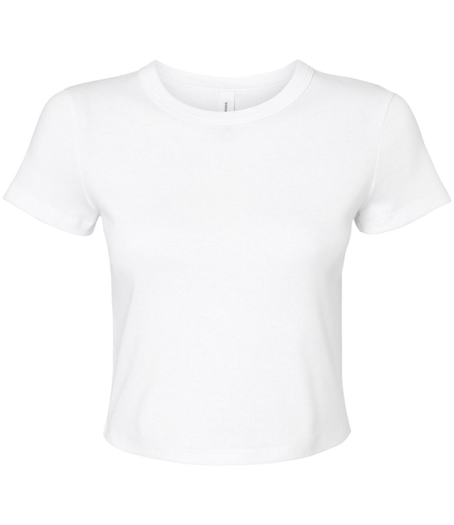 Bella Ladies Micro Rib Baby T-Shirt