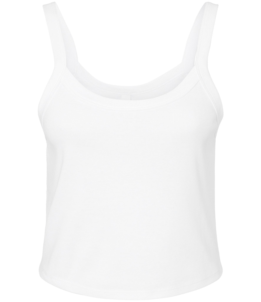 Bella Ladies Micro Rib Spaghetti Strap Tank