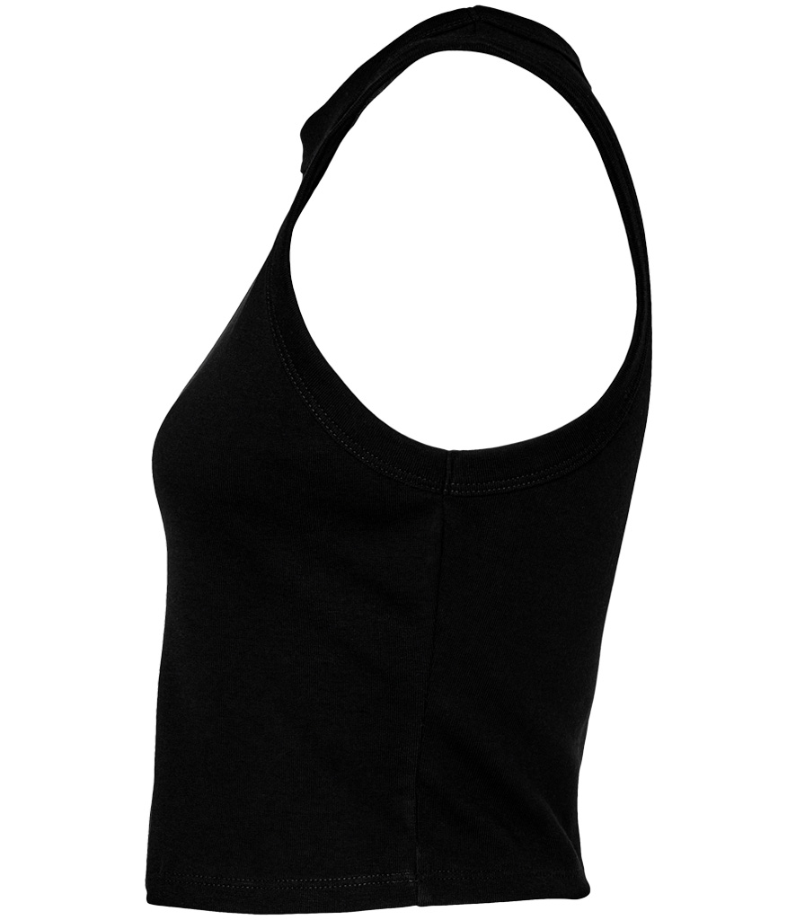 Buy Black Ribbed Racer Tank Vest Sleeveless Top from the Next UK