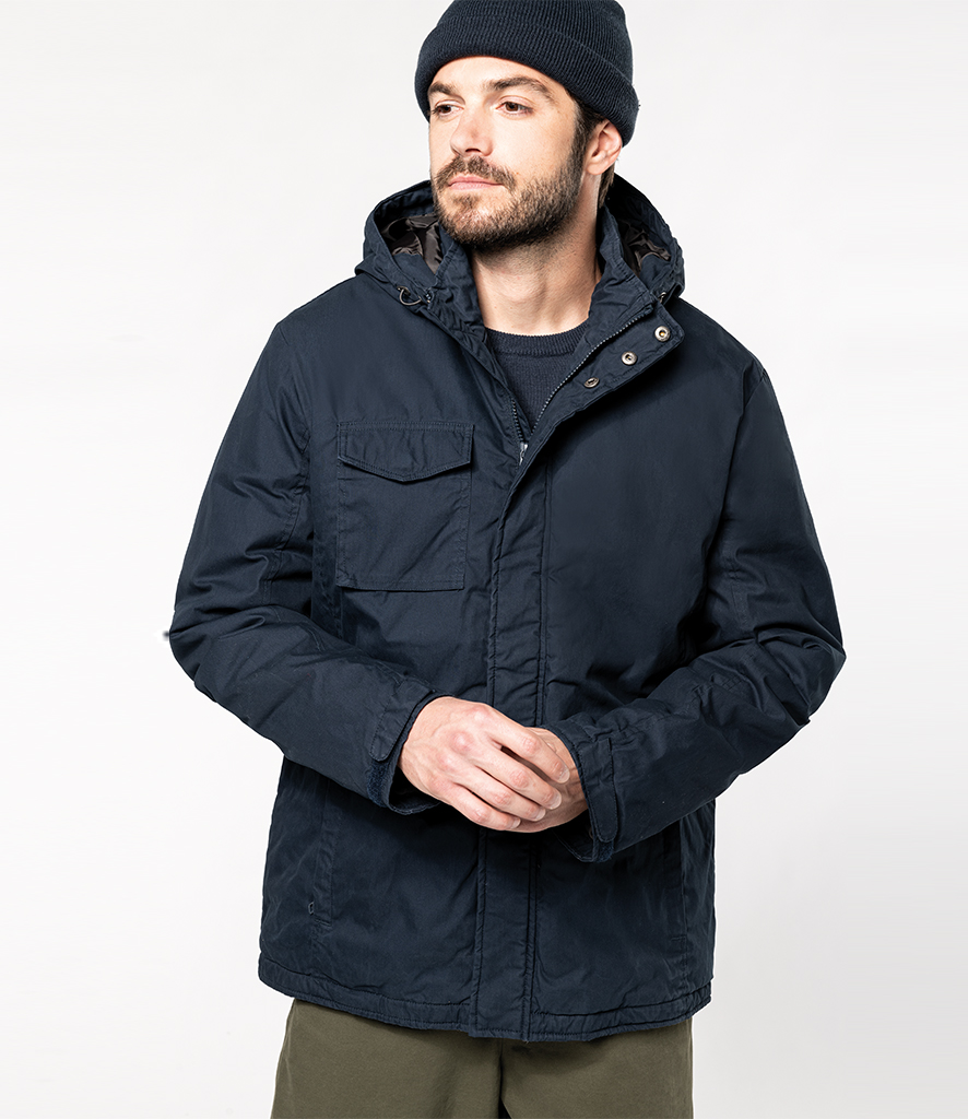 Kariban Hooded Parka Jacket - Fire Label