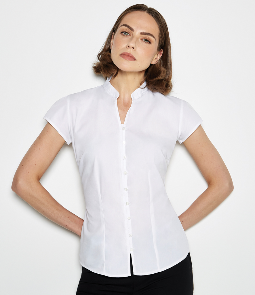 Ladies Short Sleeve Corporate Oxford Shirt