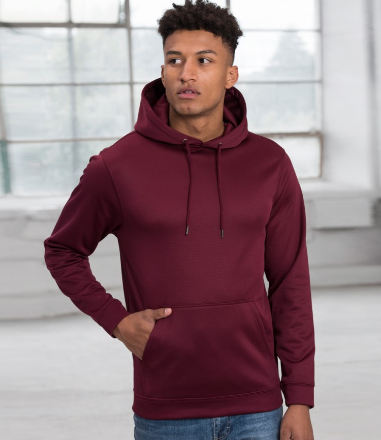 AWDis Sports Polyester Hoodie - Fire Label
